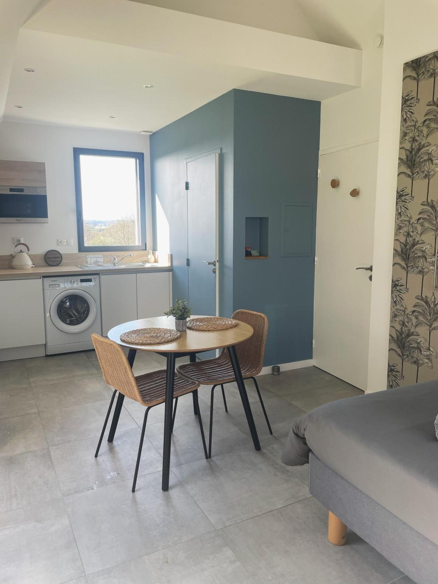 Studio Avec Terrasse Proche De La Mer Lancieux Dış mekan fotoğraf